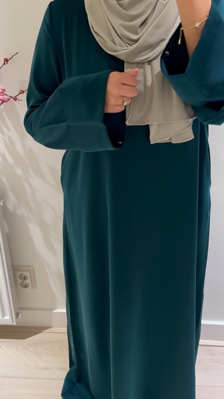 Abaya, Dark Turquoise