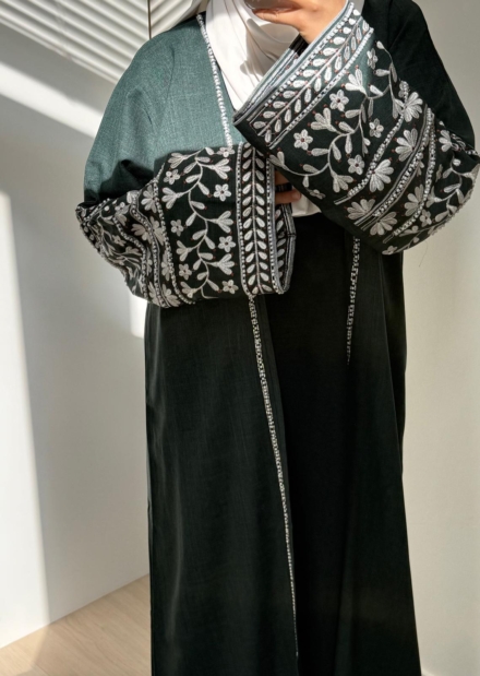 Abaya, Flower Green